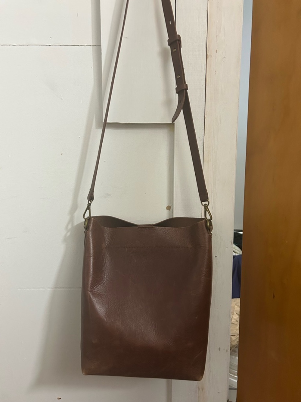 Madewell Brown Leather Crossbody Bag - Picture 7 of 7